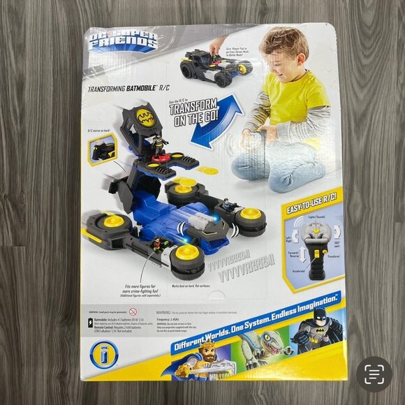 Imaginext Batman DC Super Friends Transforms Batmobile Car Toy NEW - Picture 10 of 13